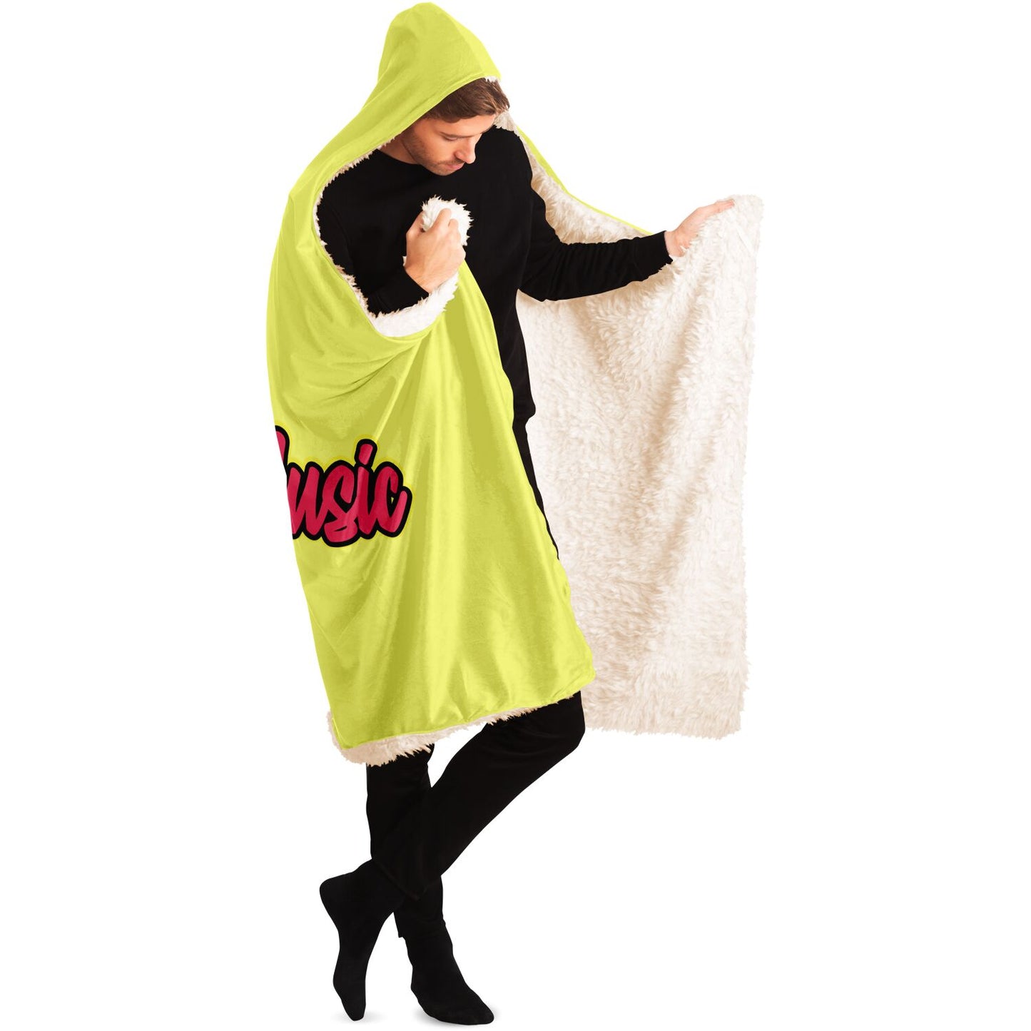 Sweet House Music Hooded Blanket